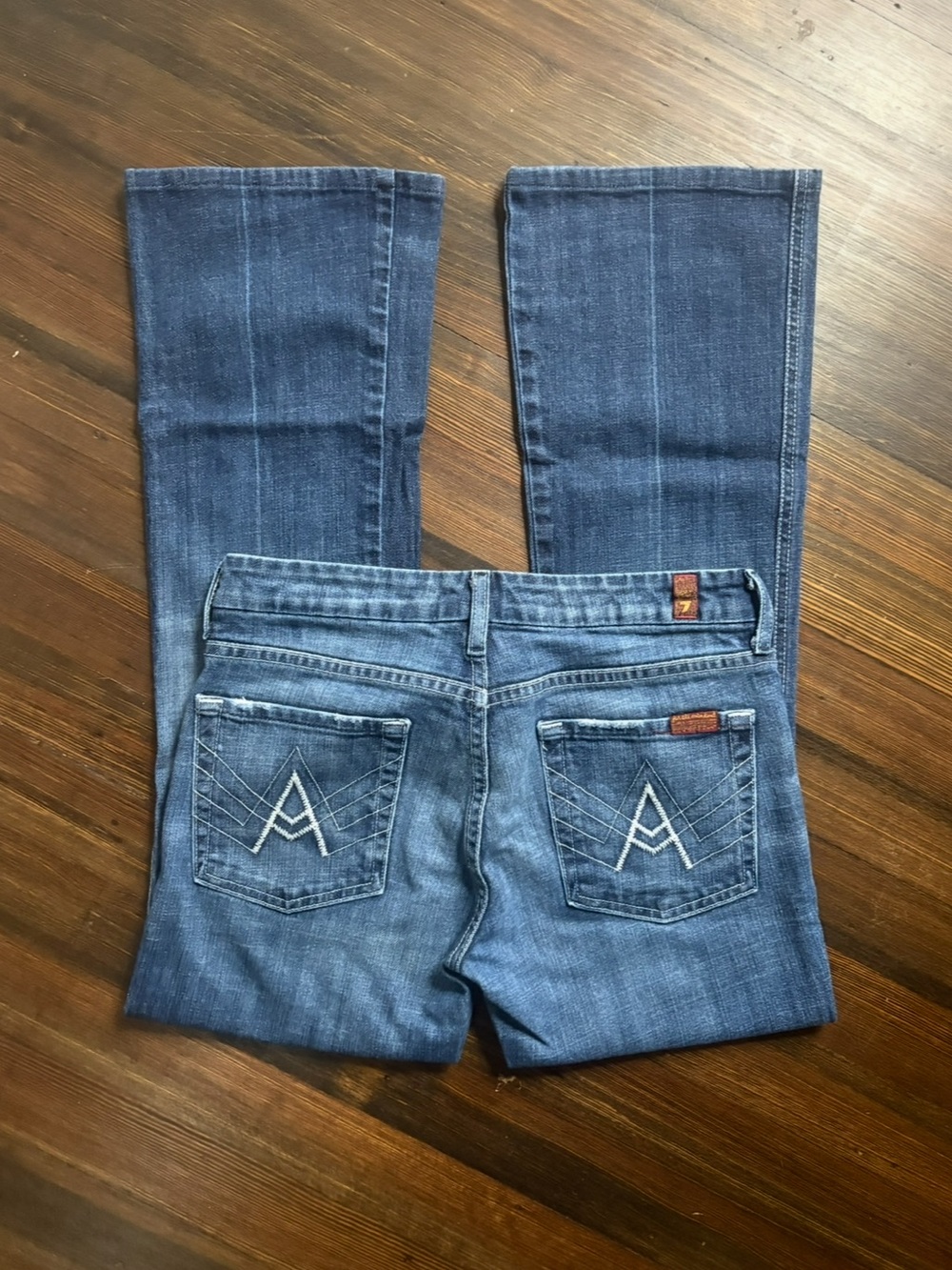 Vintage Y2K 7 For All Man Kind Bootcut Low Rise Denim Jeans